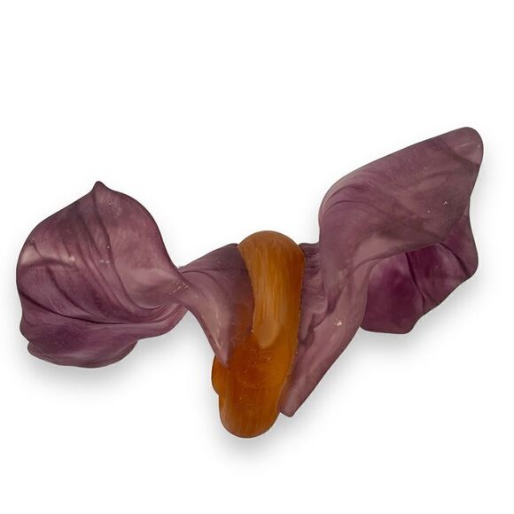 Susan Rankin Studio Art Glass Winged Vessel Bud Vase - Picture 4 of 5